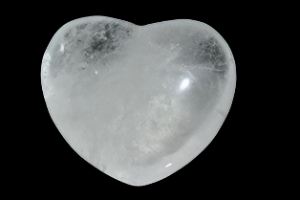 Clear Quartz Heart