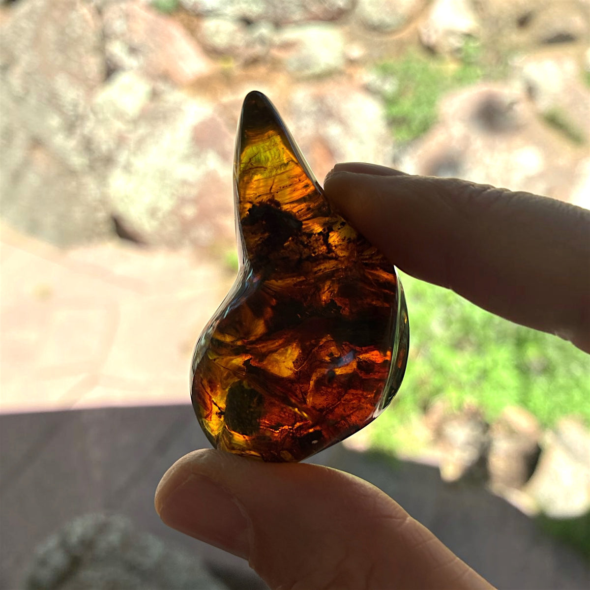 Amber Freeform - Simojovel, Chiapas, Mx, 27.4g