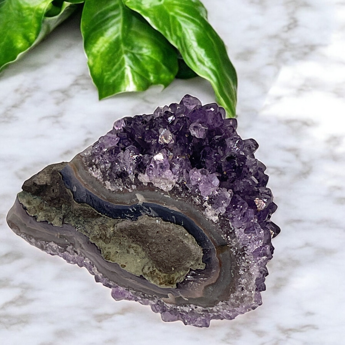 Amethyst Crystal Cluster, Uruguay, 61g