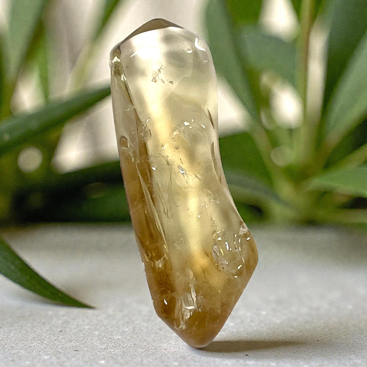Yellow Citrine Polished - Zambia, 57.8g