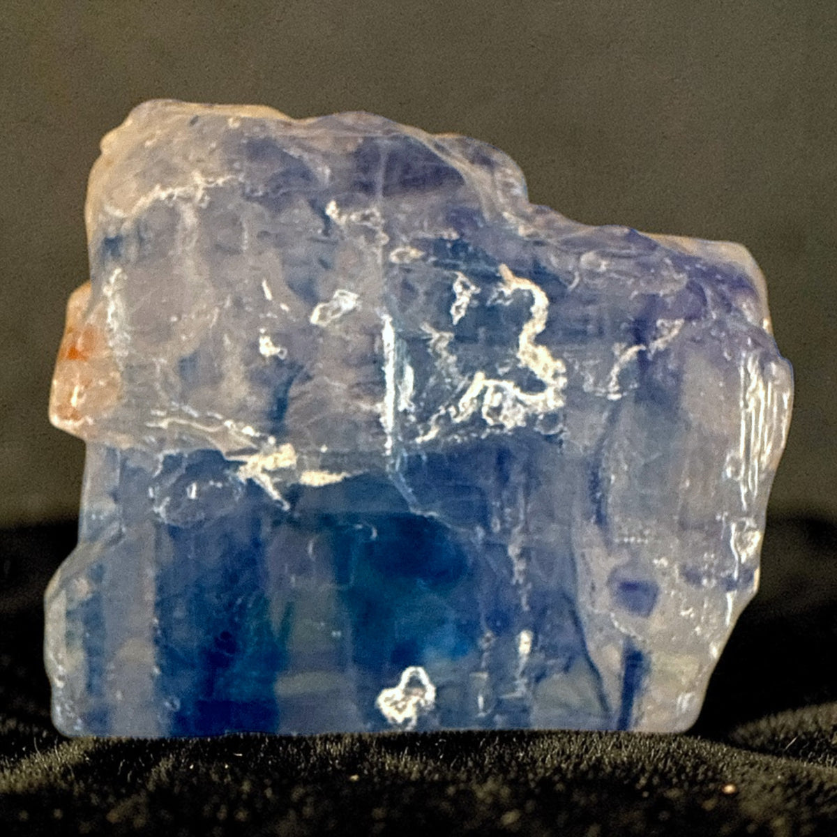 Blue Halite Specimen - Turkey, 450g