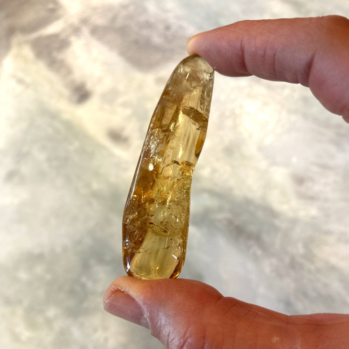 Yellow Citrine Polished - Zambia, 39.5g