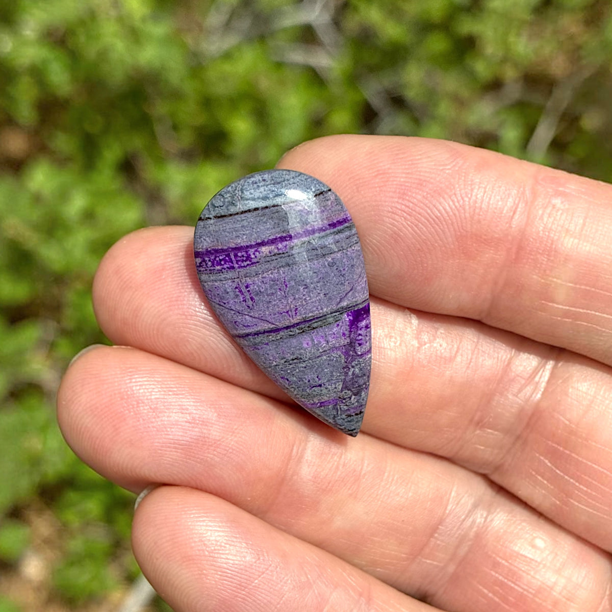 Sugilite Cabochon - South Africa, 3.9g