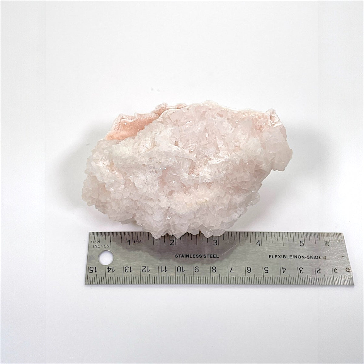 Pink Halite Crystal Specimen - Searles Lake, CA, 346g