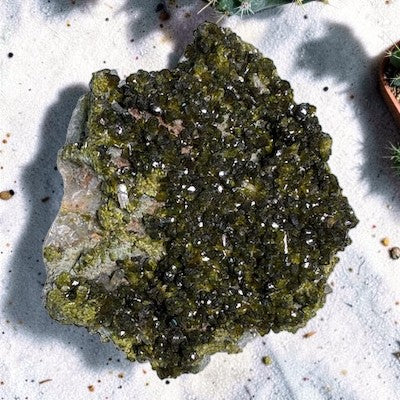 Epidote Specimen - Morocco, 459.5g