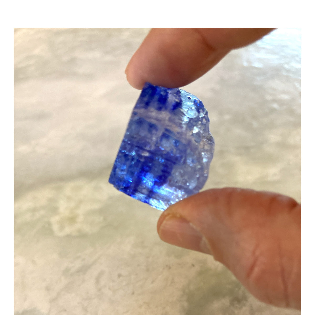 Blue Halite Specimen - Turkey, 23.1g