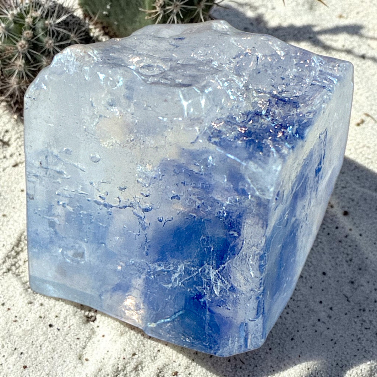 Blue Halite Specimen - Turkey, 31.1g