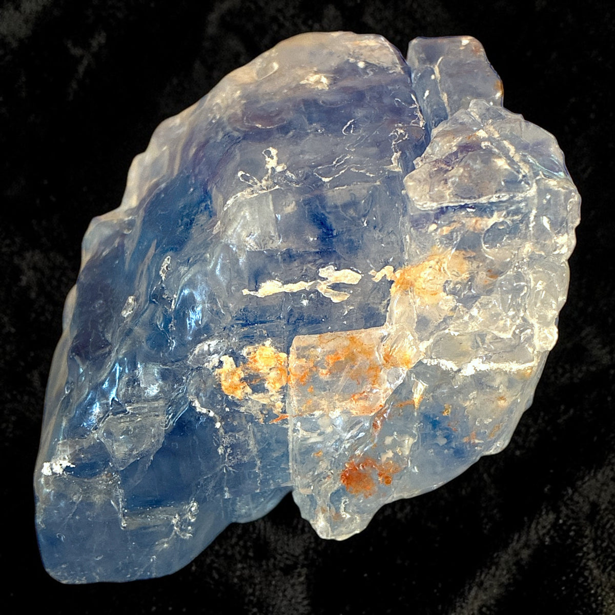 Blue Halite Specimen - Turkey, 450g