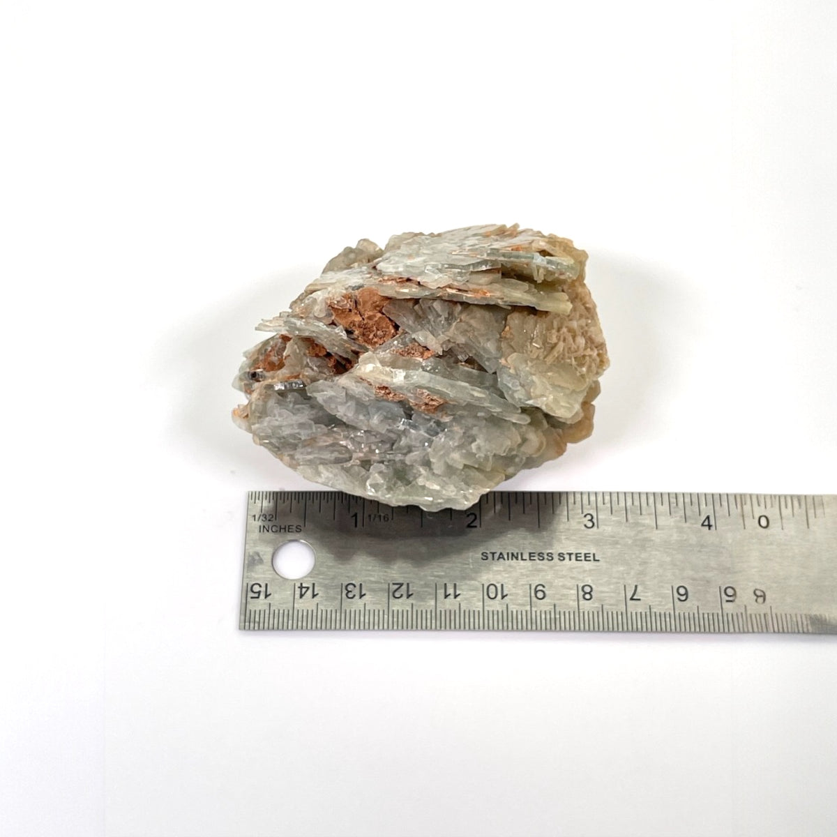Blue Barite Crystal Specimen - Stoneham, CO, 349g