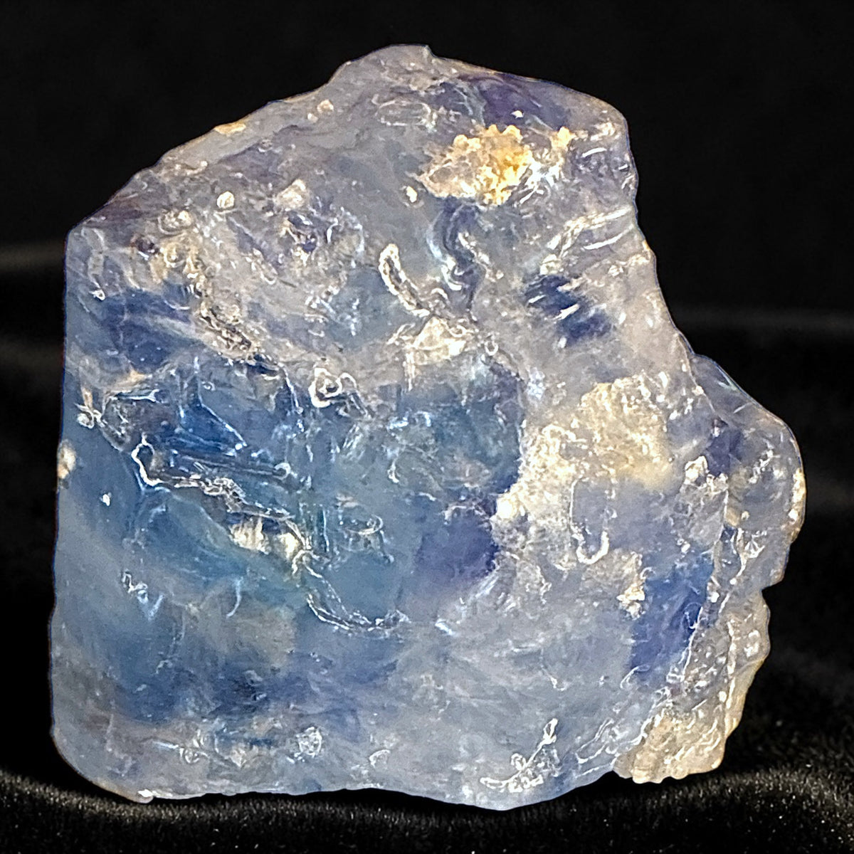 Blue Halite Specimen - Turkey, 450g