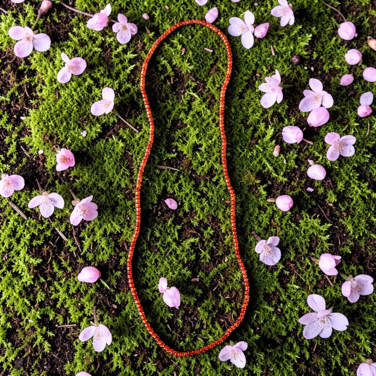 Orange Hessonite Garnet Bracelet - , 7.7g