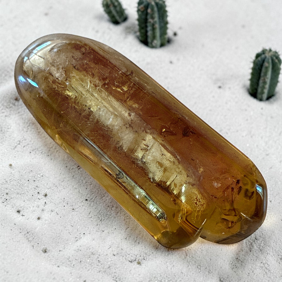 Yellow Citrine Polished - Zambia, 47.5g