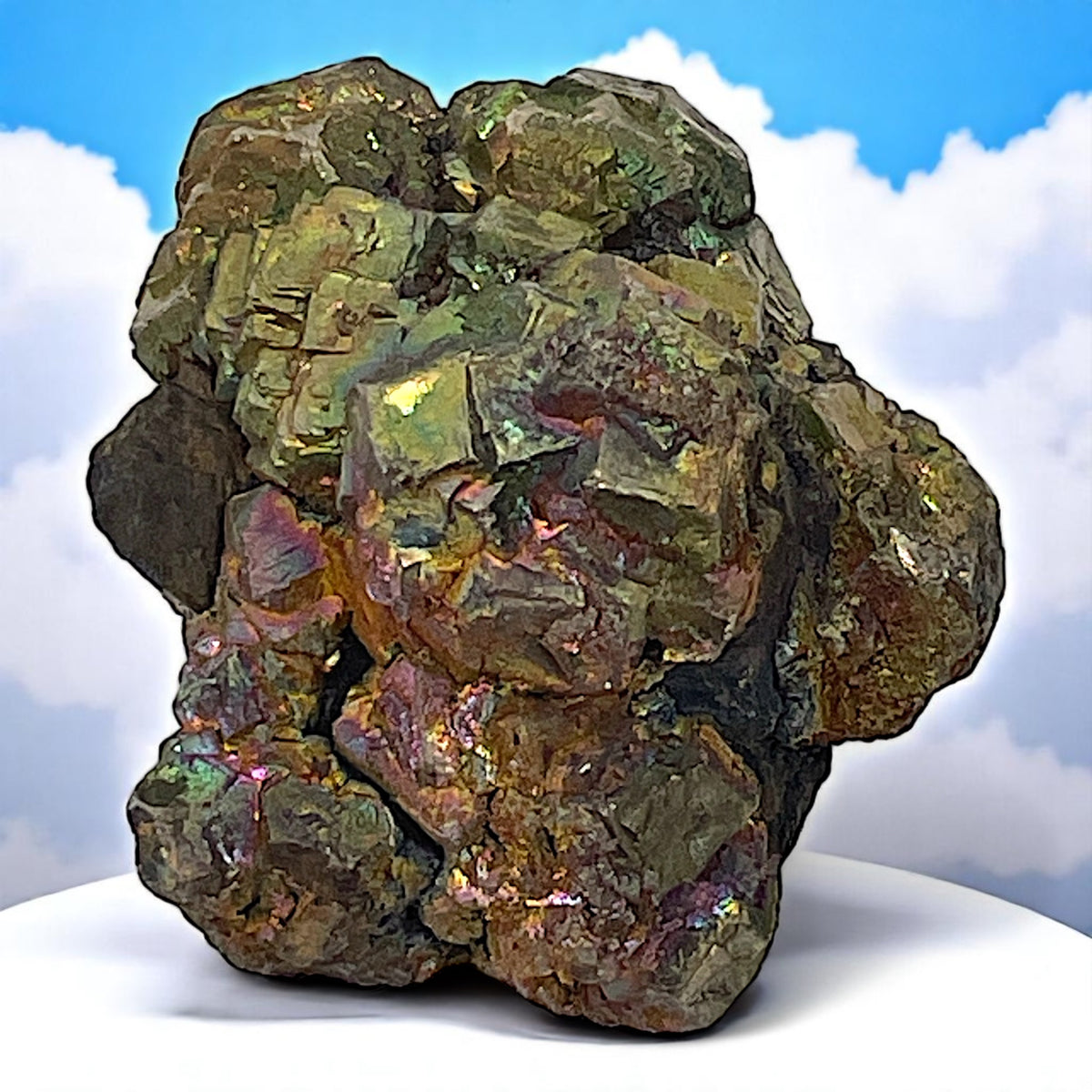 Pyrite Crystal Cluster - China, 142.7g