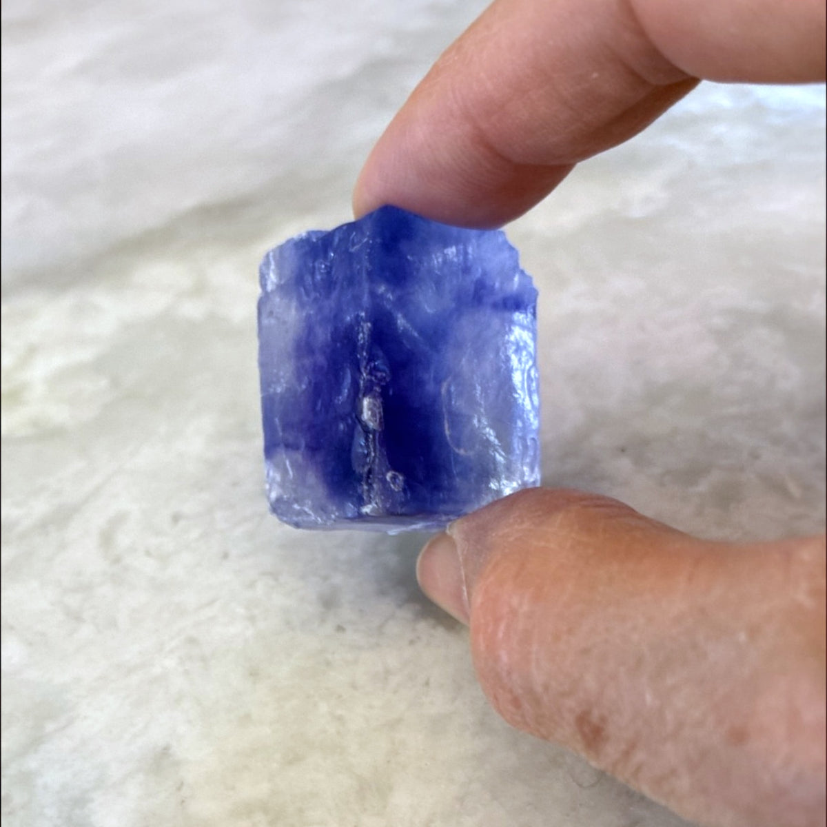 Blue Halite Specimen - Turkey, 35.6g