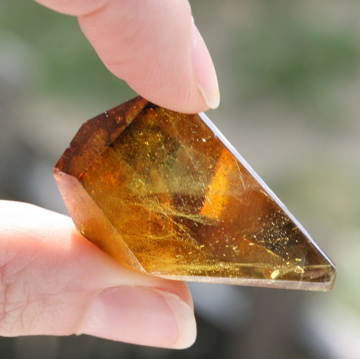 Gem Sphalerite Polished Free Form, Old Stock, Spain, 22.9 grams