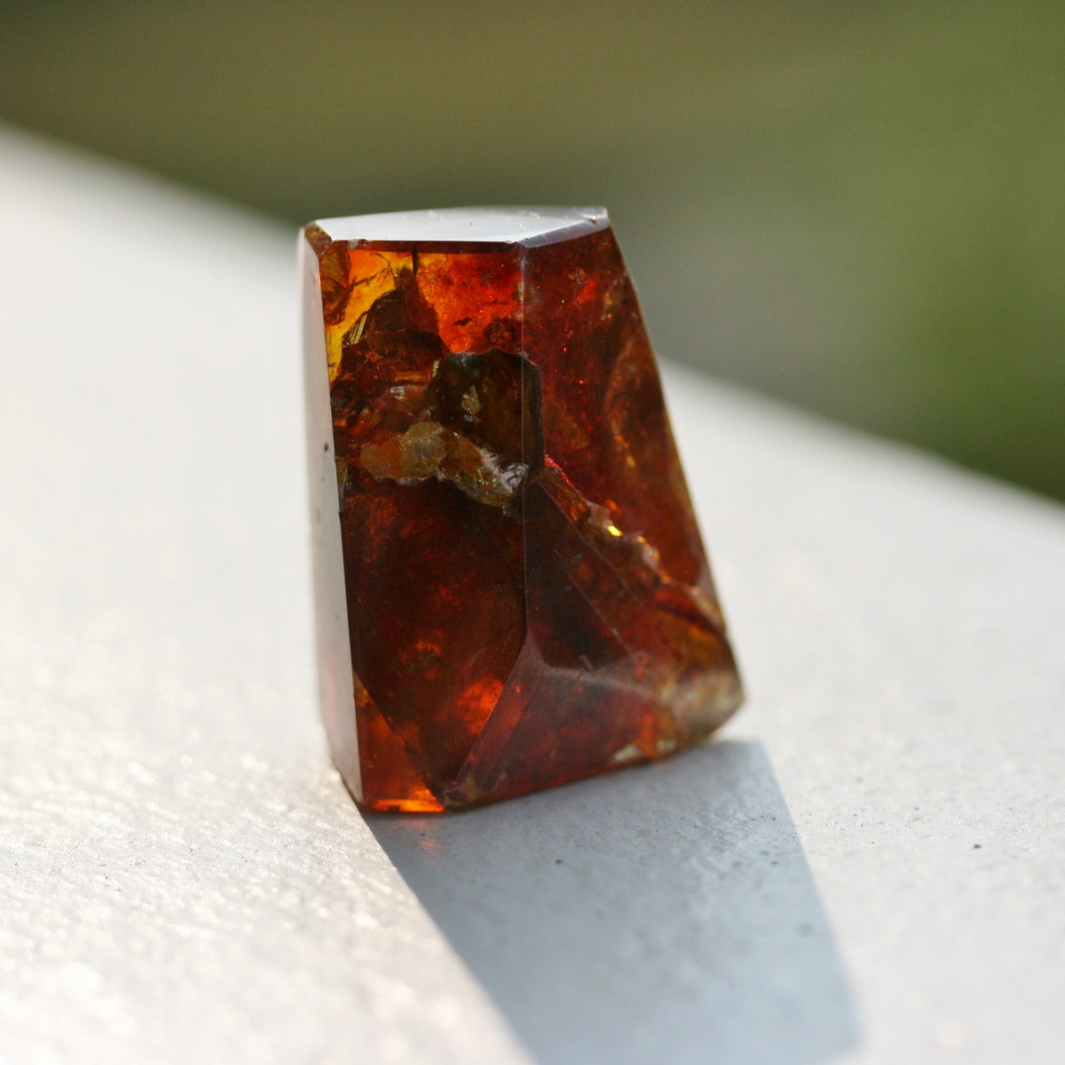 Gem Sphalerite Polished Free Form, Old Stock, Spain, 31.3 grams