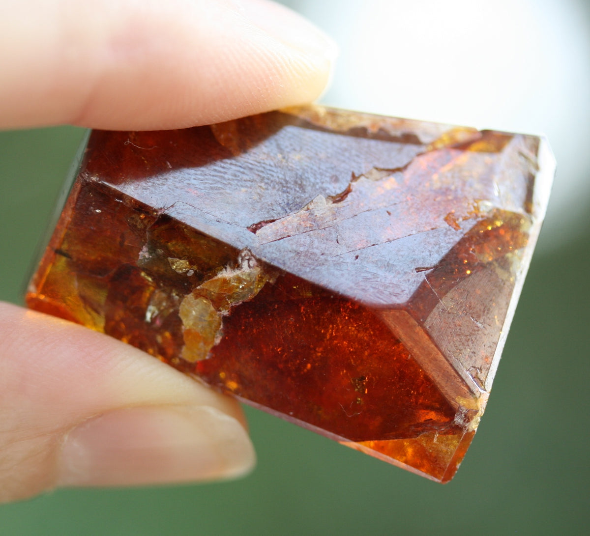 Gem Sphalerite Polished Free Form, Old Stock, Spain, 31.3 grams