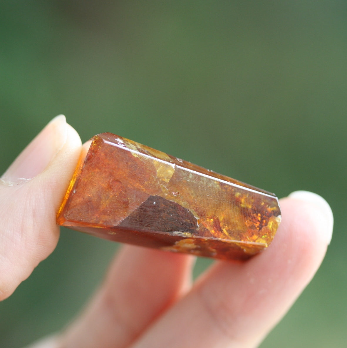 Gem Sphalerite Polished Free Form, Old Stock, Spain, 31.3 grams