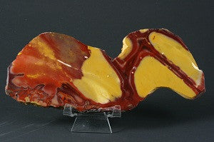 Red and Yellow Mookaite Jasper Slice from Australia