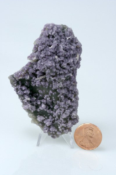 Fluorite on Chalcedony Crystal 3.00" x 1.87" x 0.75"