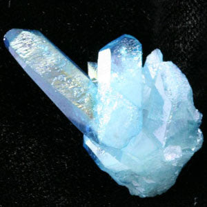 Aqua Aura Quartz Cluster