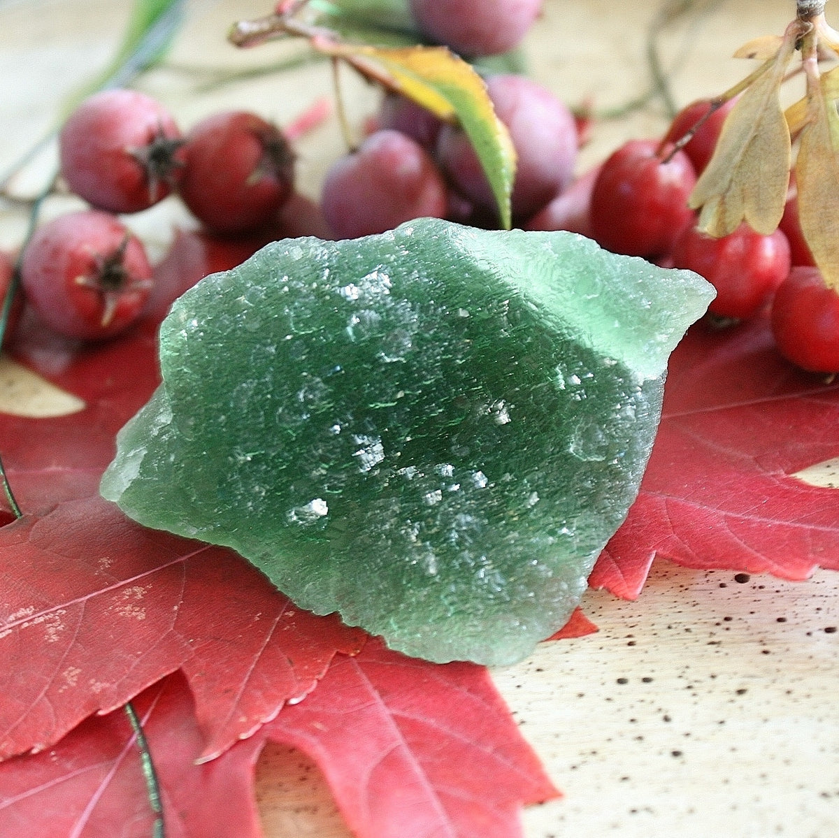 Green Fluorite, Botryoidal Crystal from China, 72.3 grams