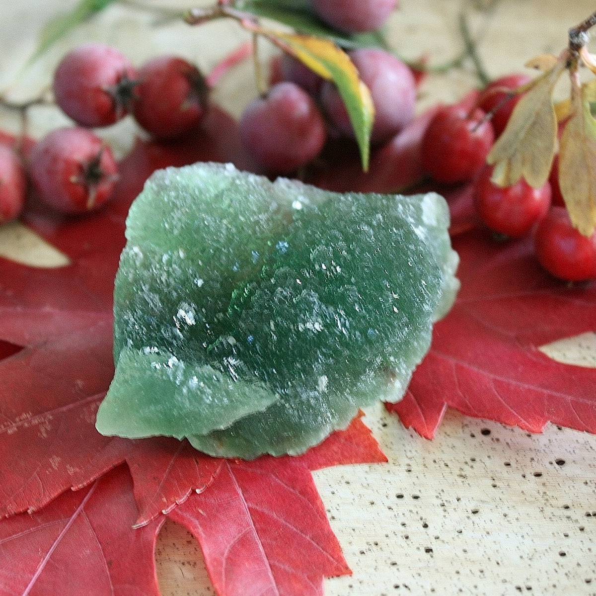 Green Fluorite, Botryoidal Crystal from China, 72.3 grams