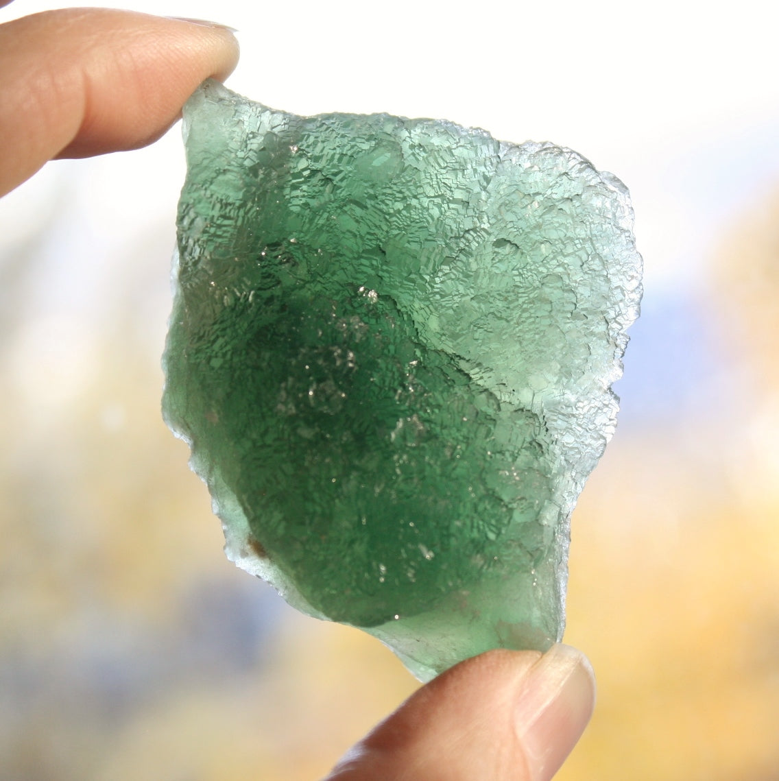 Green Fluorite, Botryoidal Crystal from China, 72.3 grams