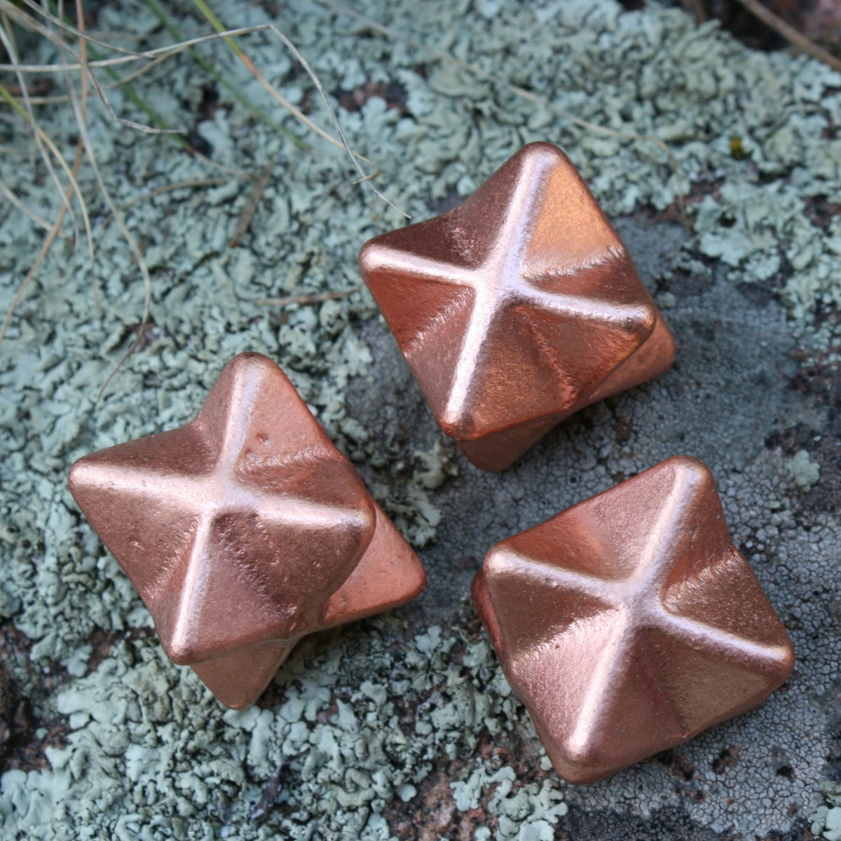 ONE Copper Merkabah from Michigan, approx.: 74 grams each