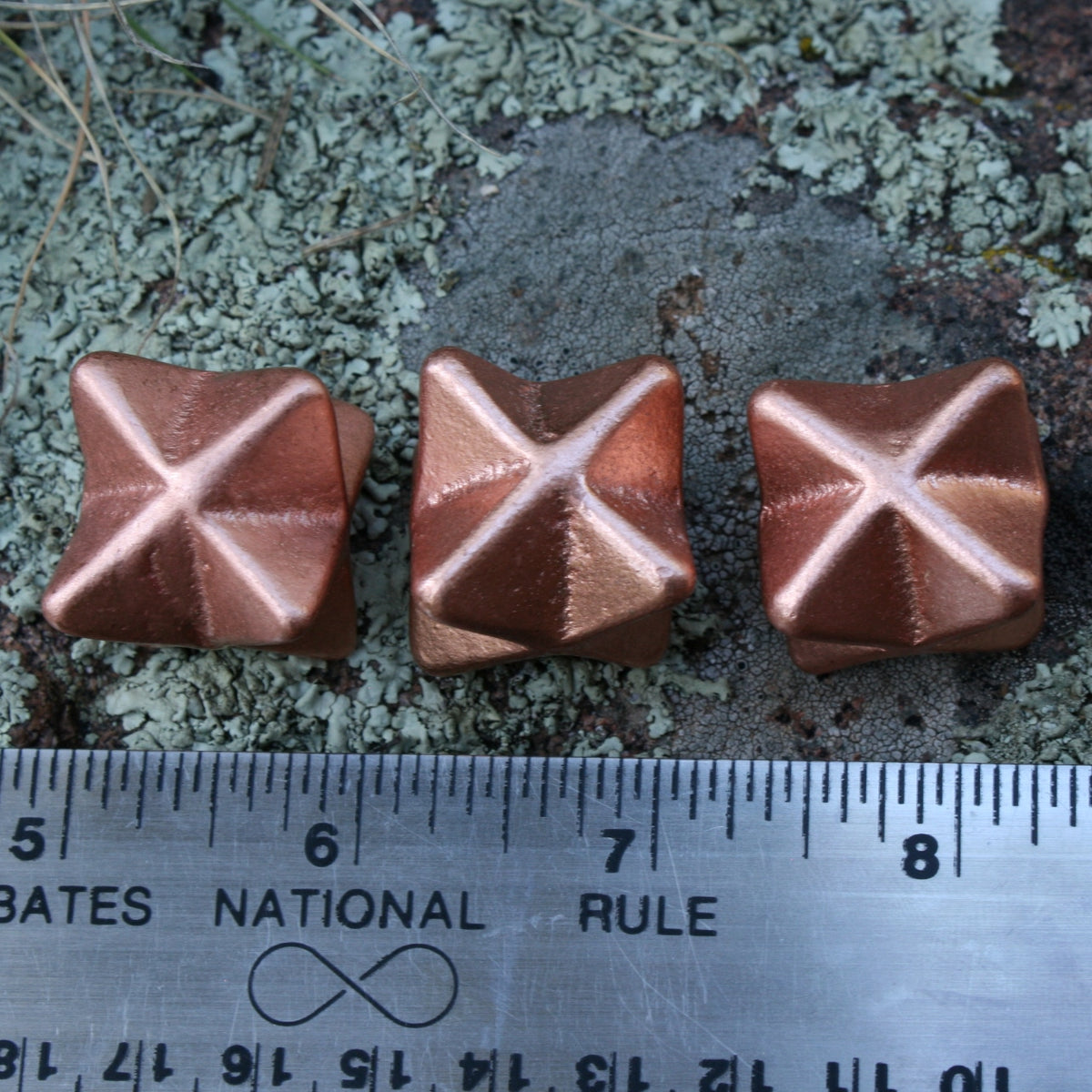 ONE Copper Merkabah from Michigan, approx.: 74 grams each