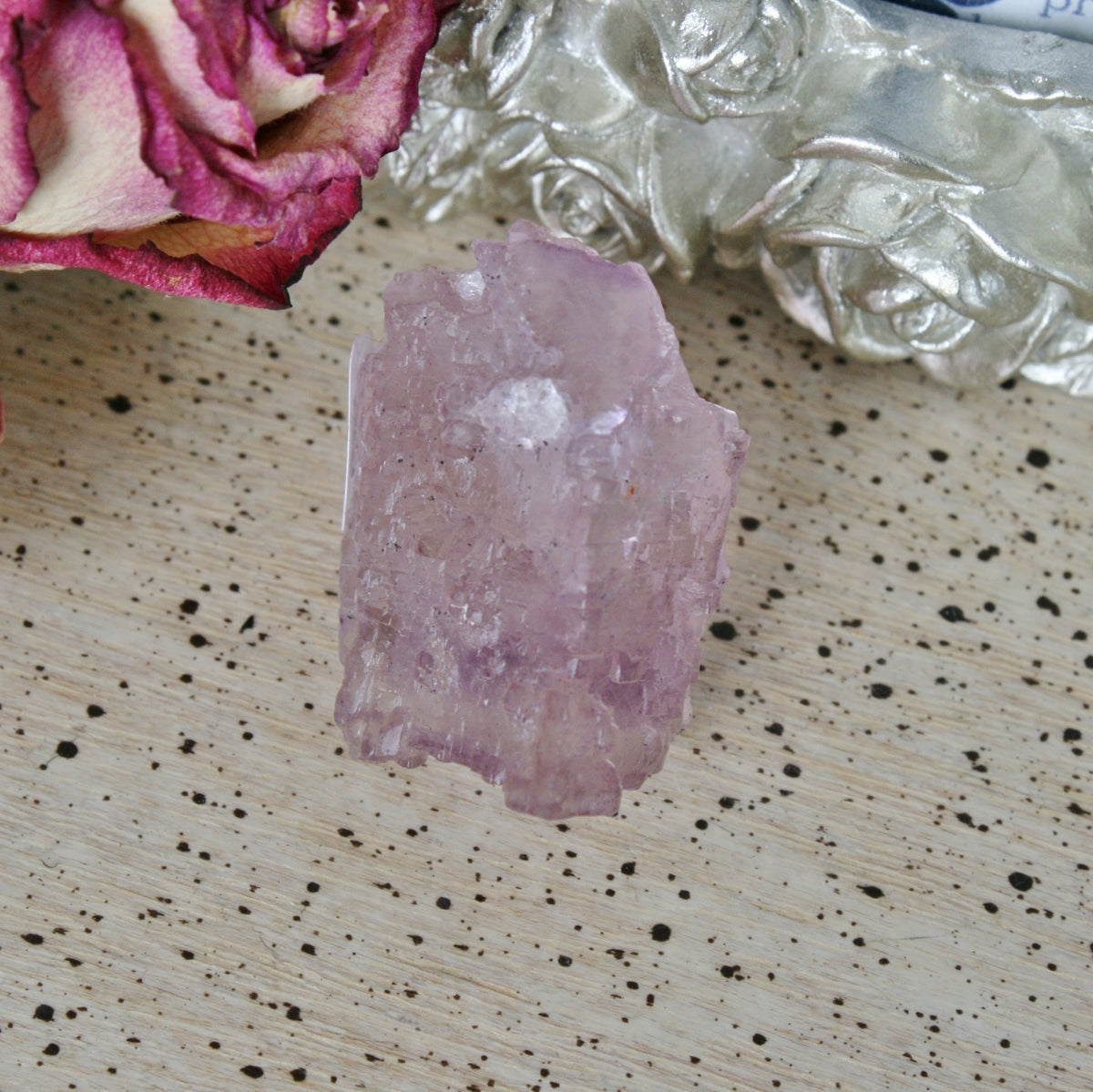 Purple Fluorite Cube Crystal with Phantom, 37.8 gm