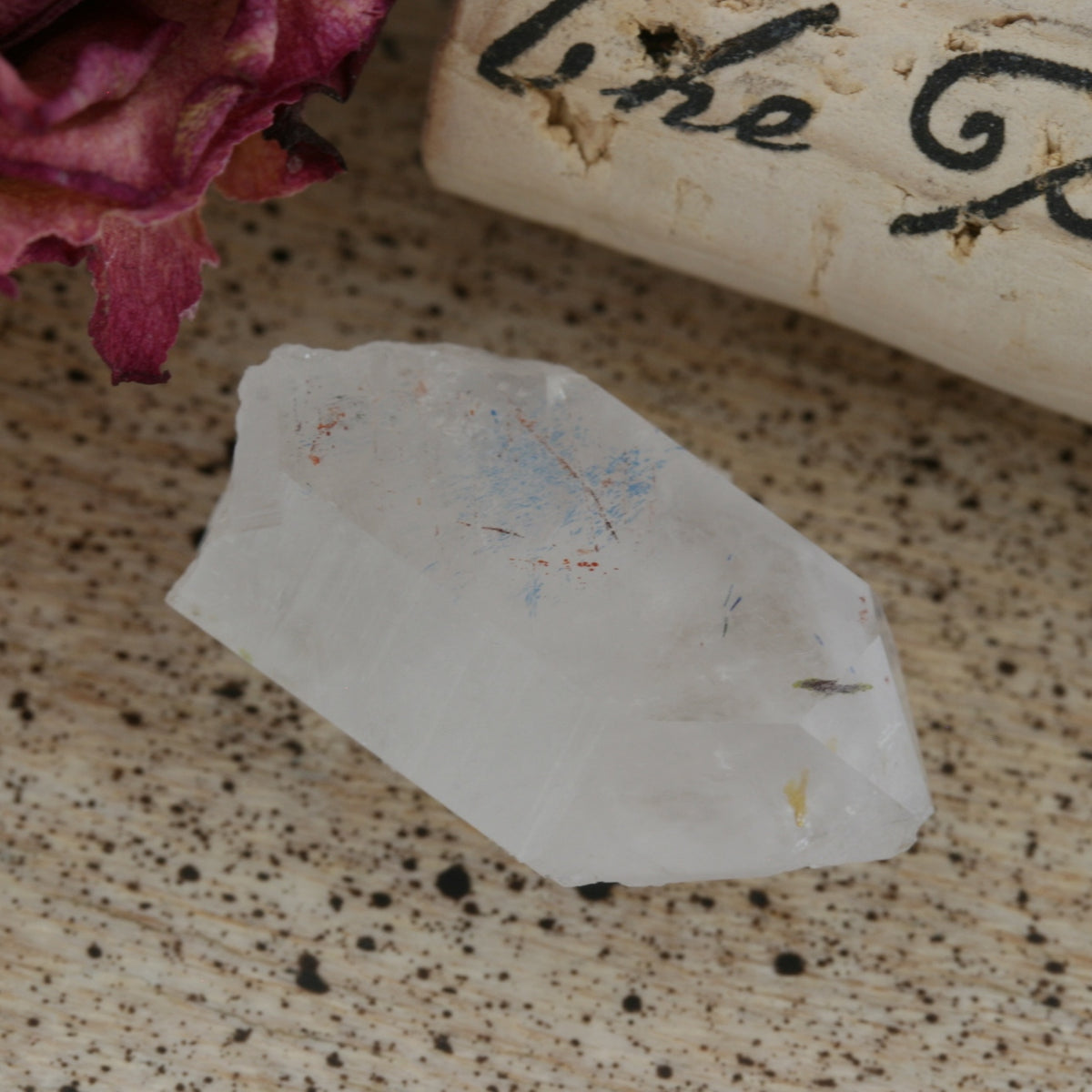 Papagoite Included Quartz, 7.4gm