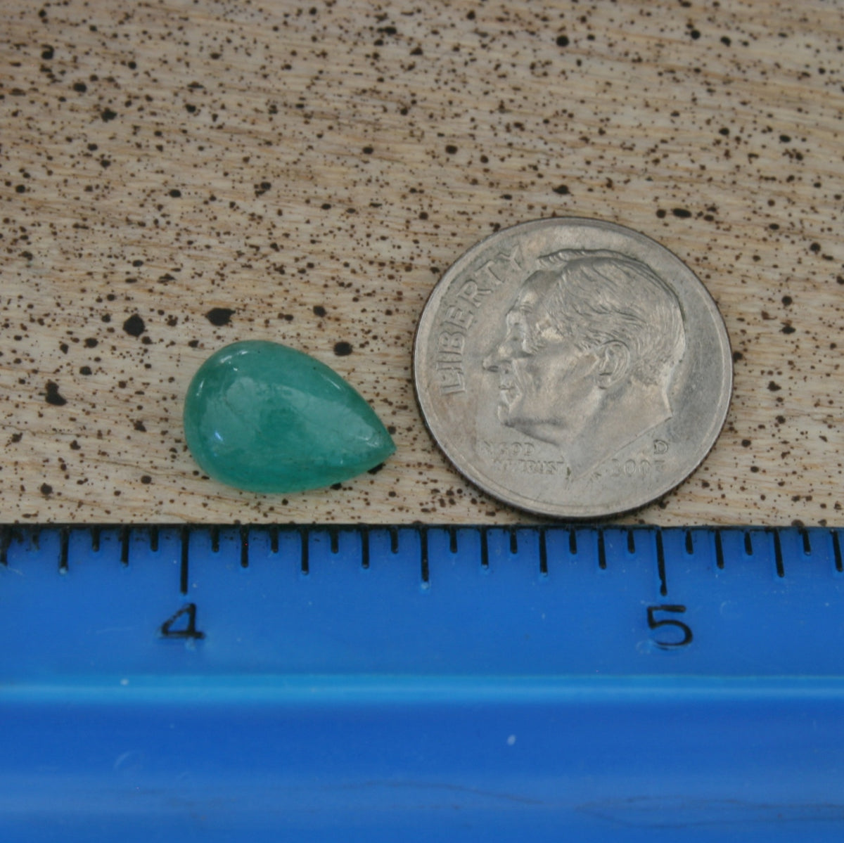 Paraiba Tourmaline Cabochon, 3.67ct