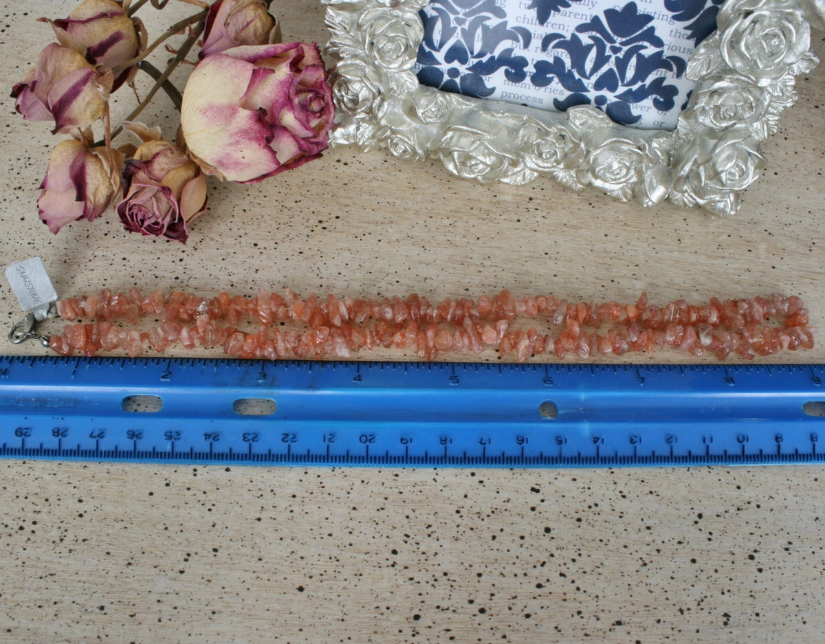 Sunstone Chip Necklace
