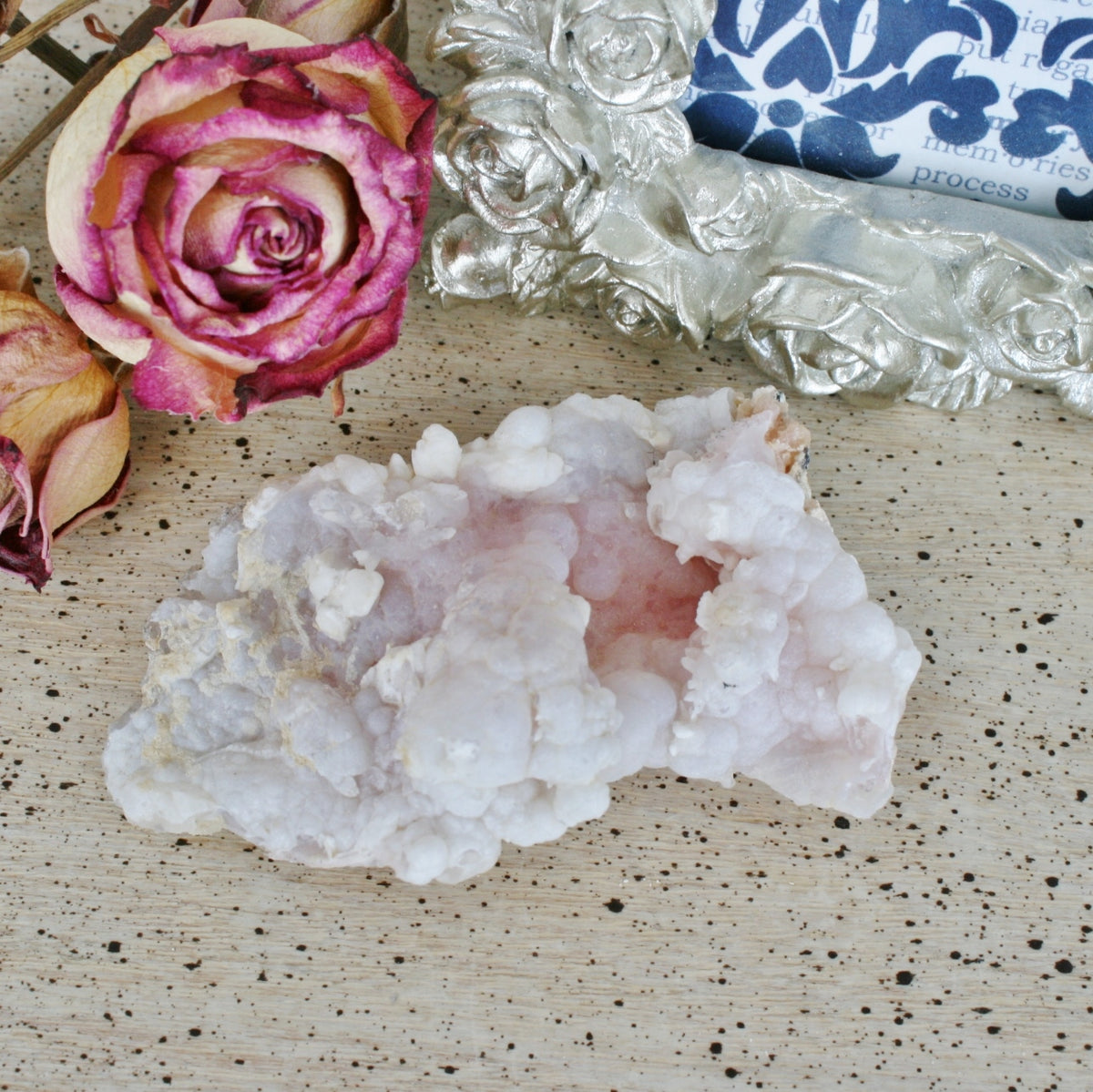 Pink Opal Crystal from Peru, 51.9grams