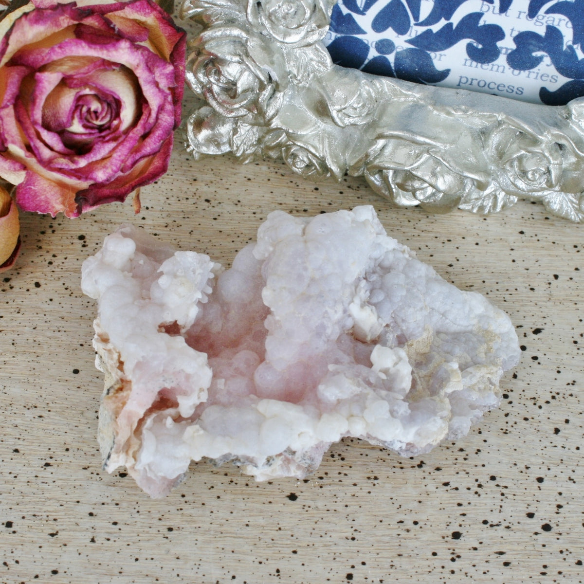 Pink Opal Crystal from Peru, 51.9grams