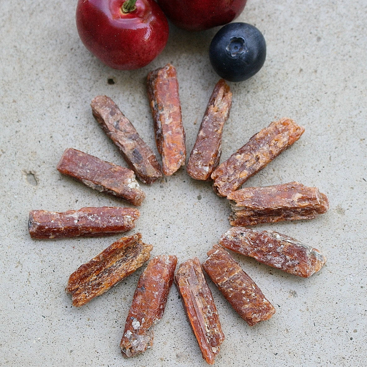 Gemmy Orange Kyanite Crystals, Stone, Healing Tools from Tanzania, 3 to 5 grams each