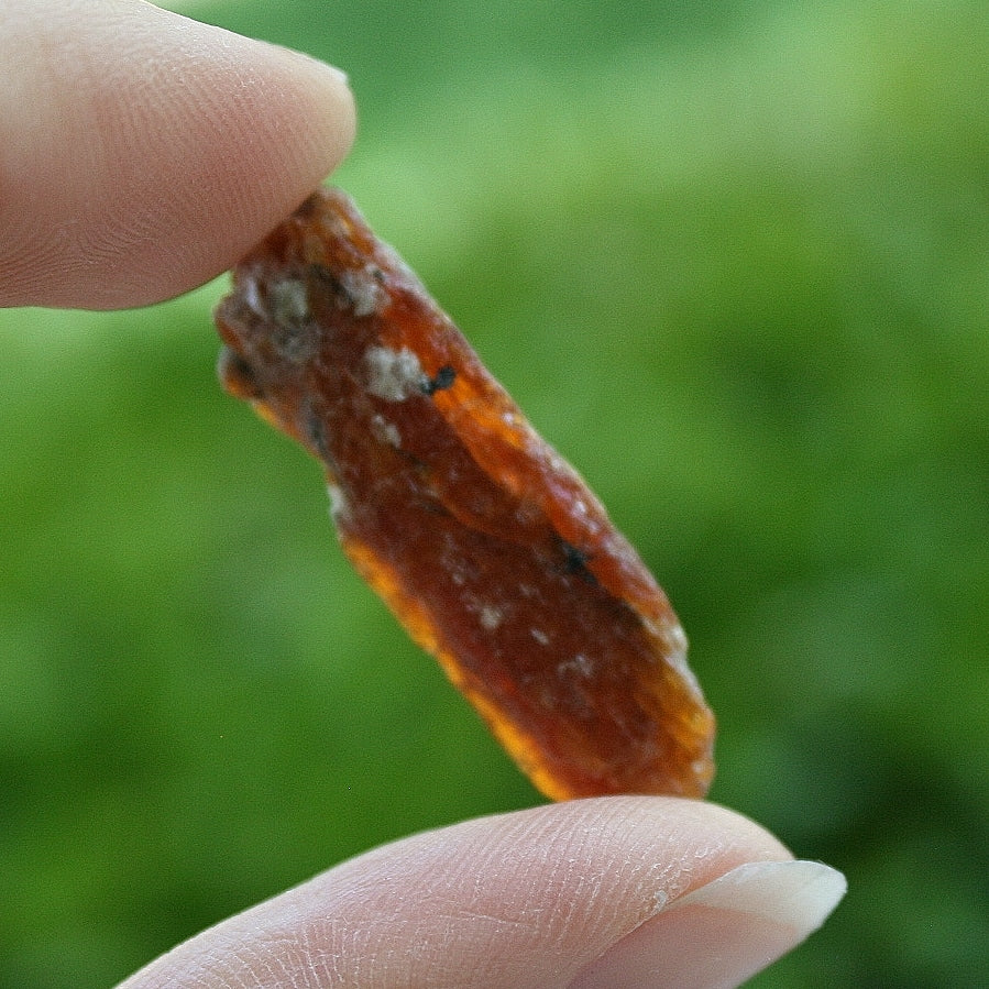 Gemmy Orange Kyanite Crystals, Stone, Healing Tools from Tanzania, 3 to 5 grams each