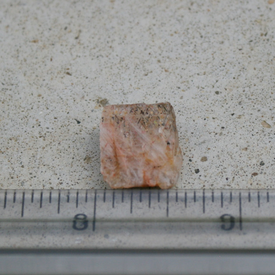 Rainbow Lattice Sunstone from Australia, 1.6 grams