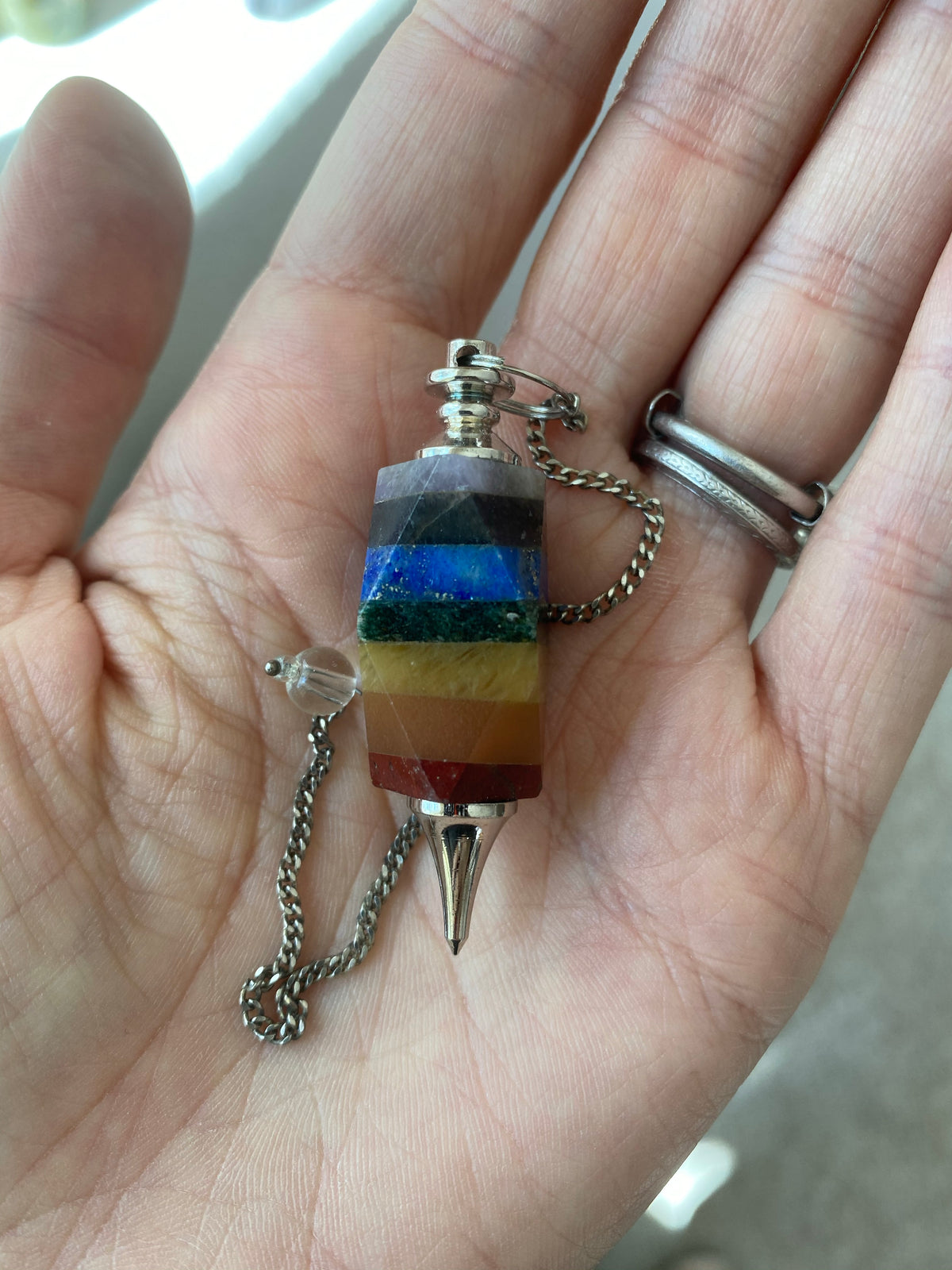 Stacked Chakra Pendulum