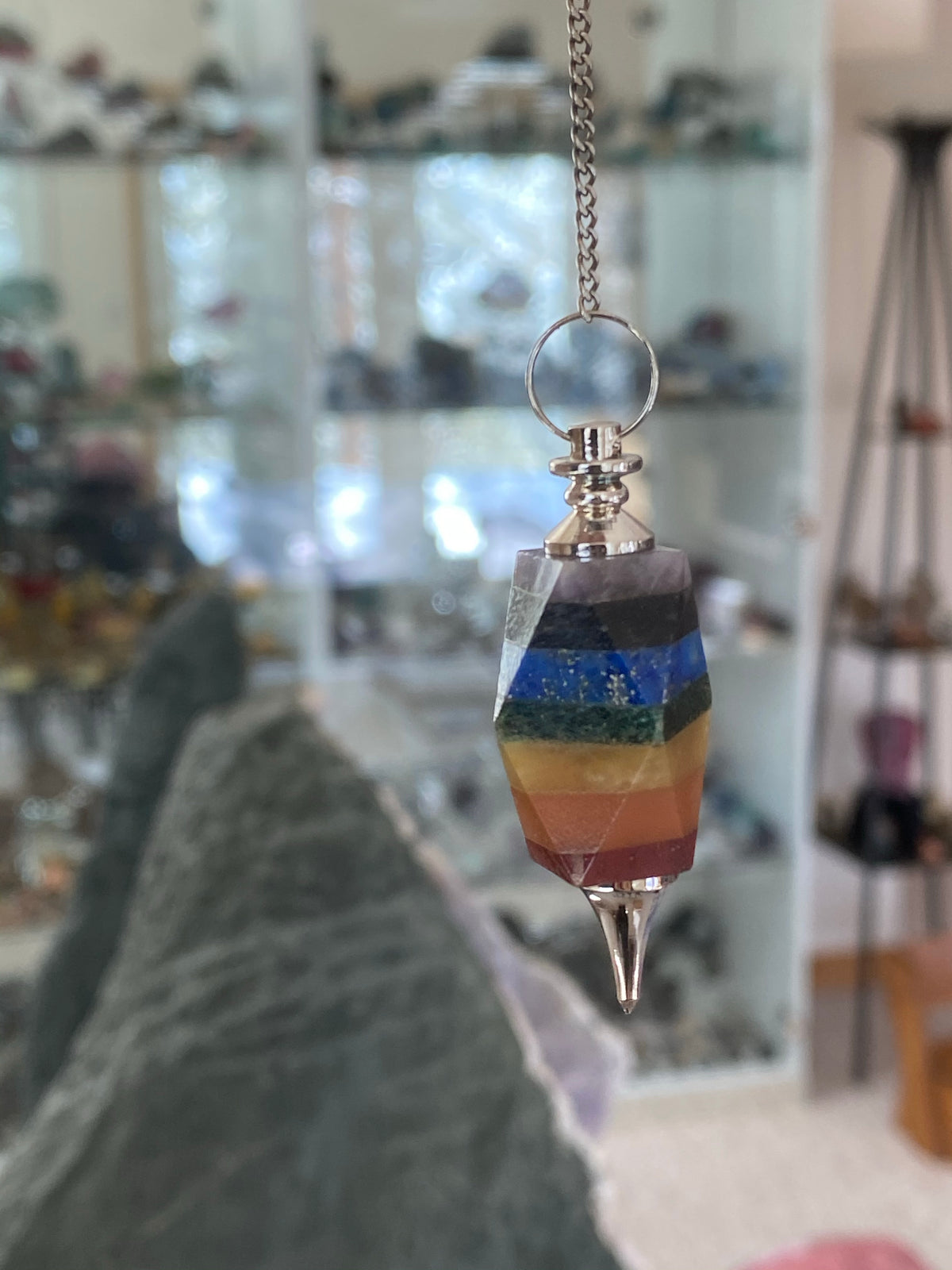 Stacked Chakra Pendulum