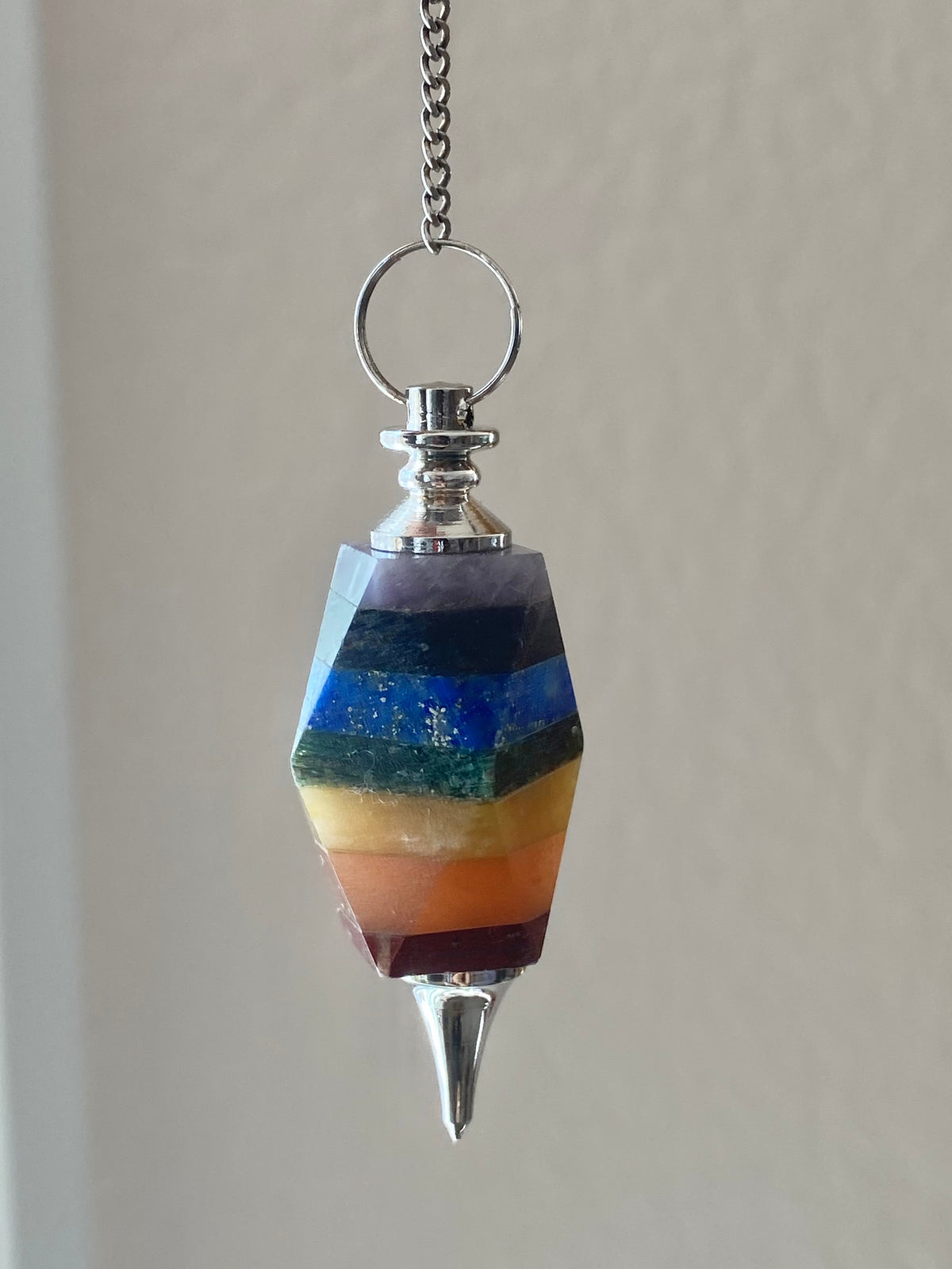 Stacked Chakra Pendulum