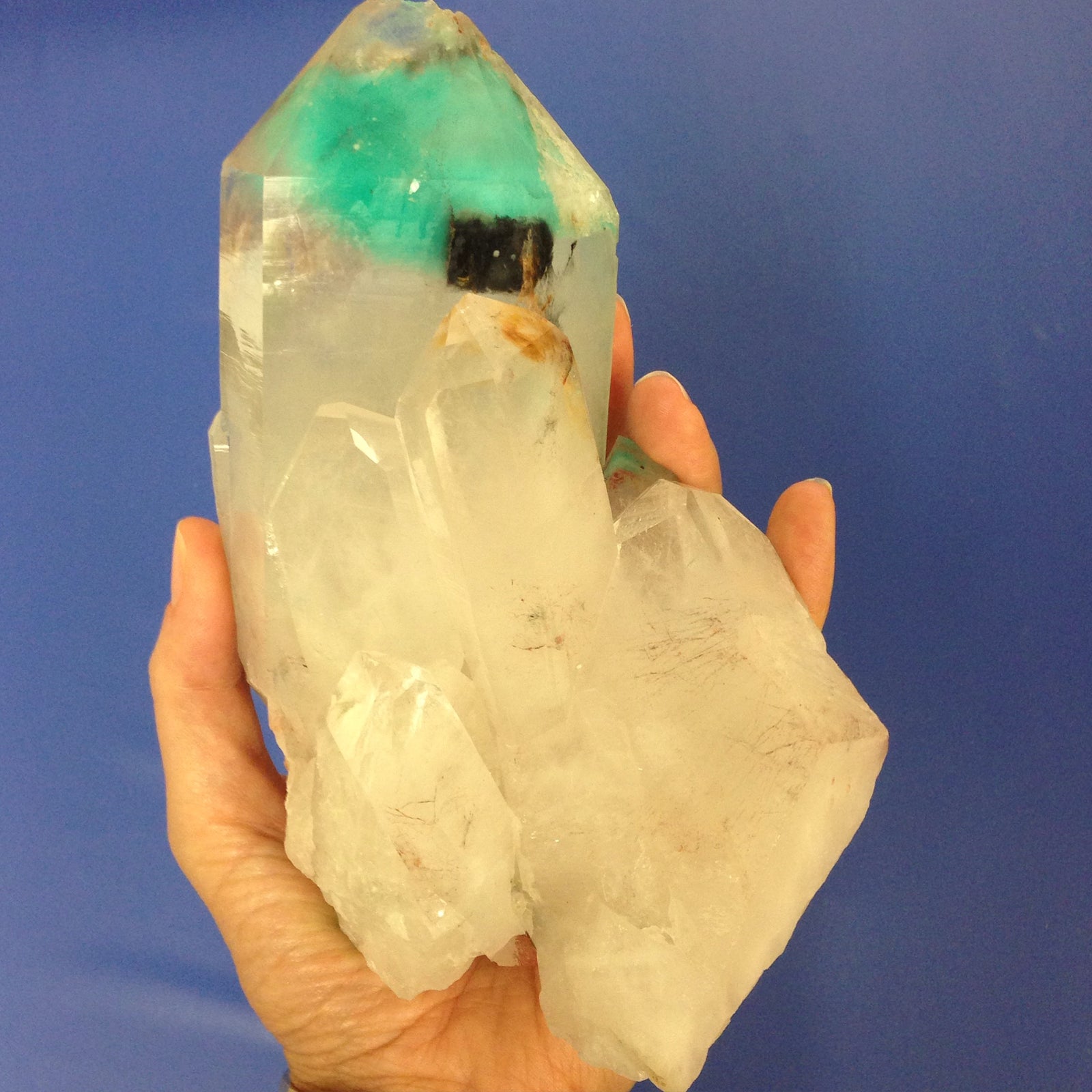 Hands of Spirit Crystal Club -Ajoite Crystal 