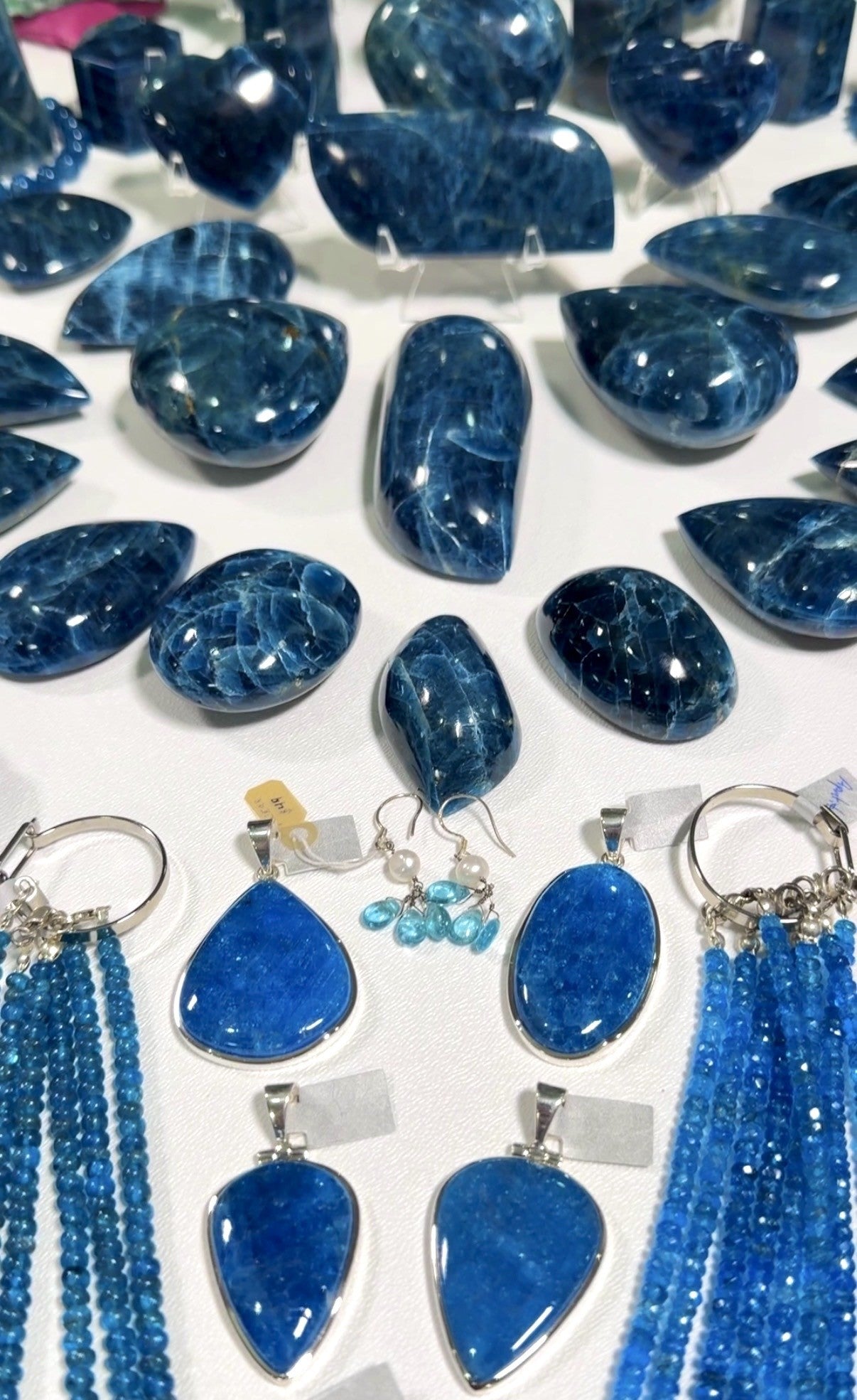Meditation with Blue/Green Apatite from Brazil and/or Madagascar