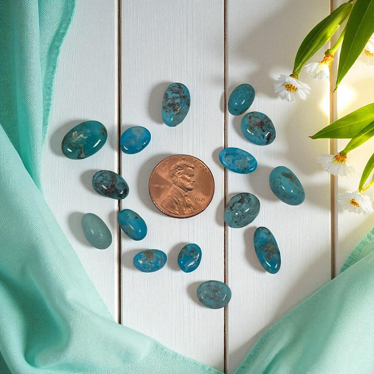 Turquoise Tumbled - Nacozari, Mx, 9g