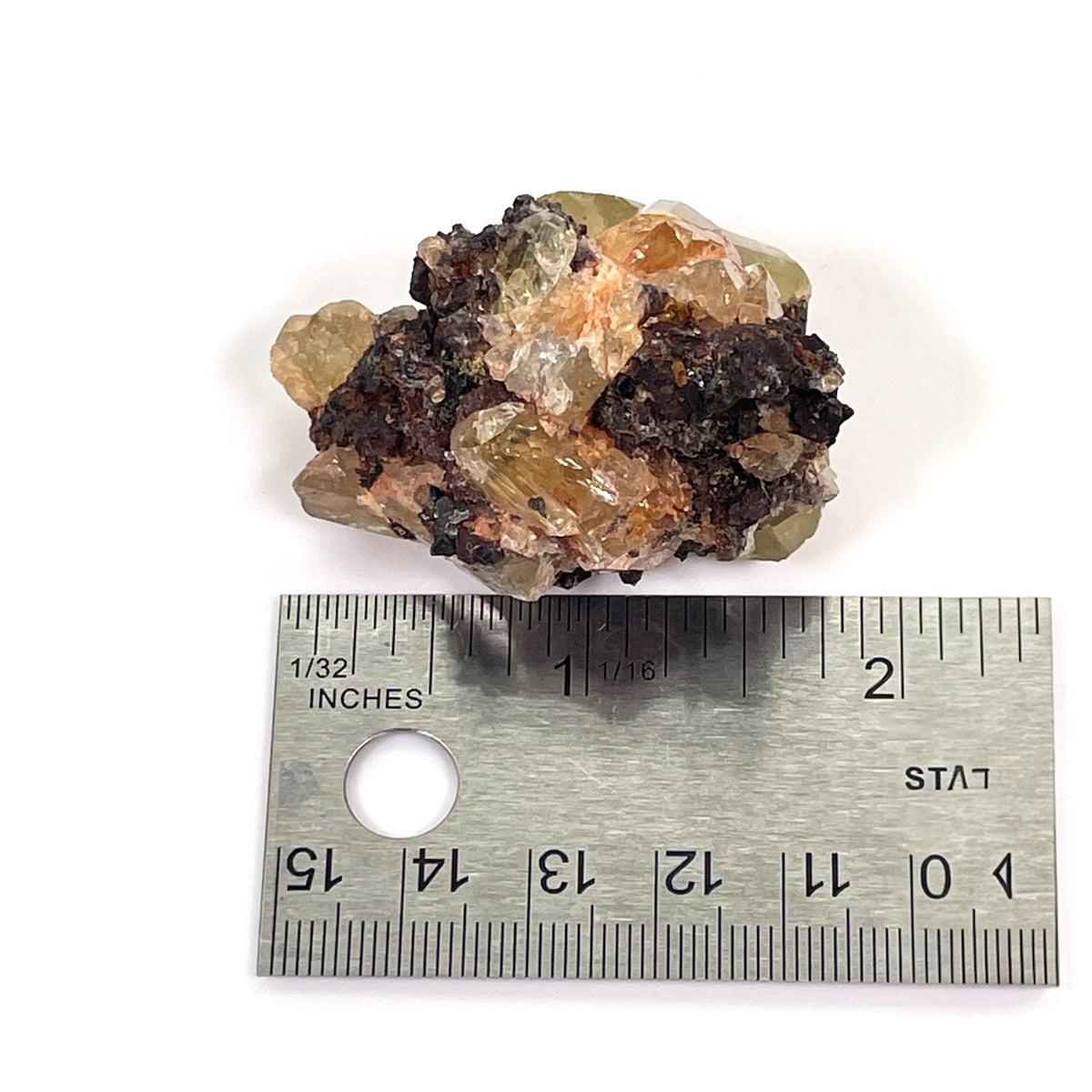 Yellow/Green Apatite Crystal Cluster - Mexico, 59.7g