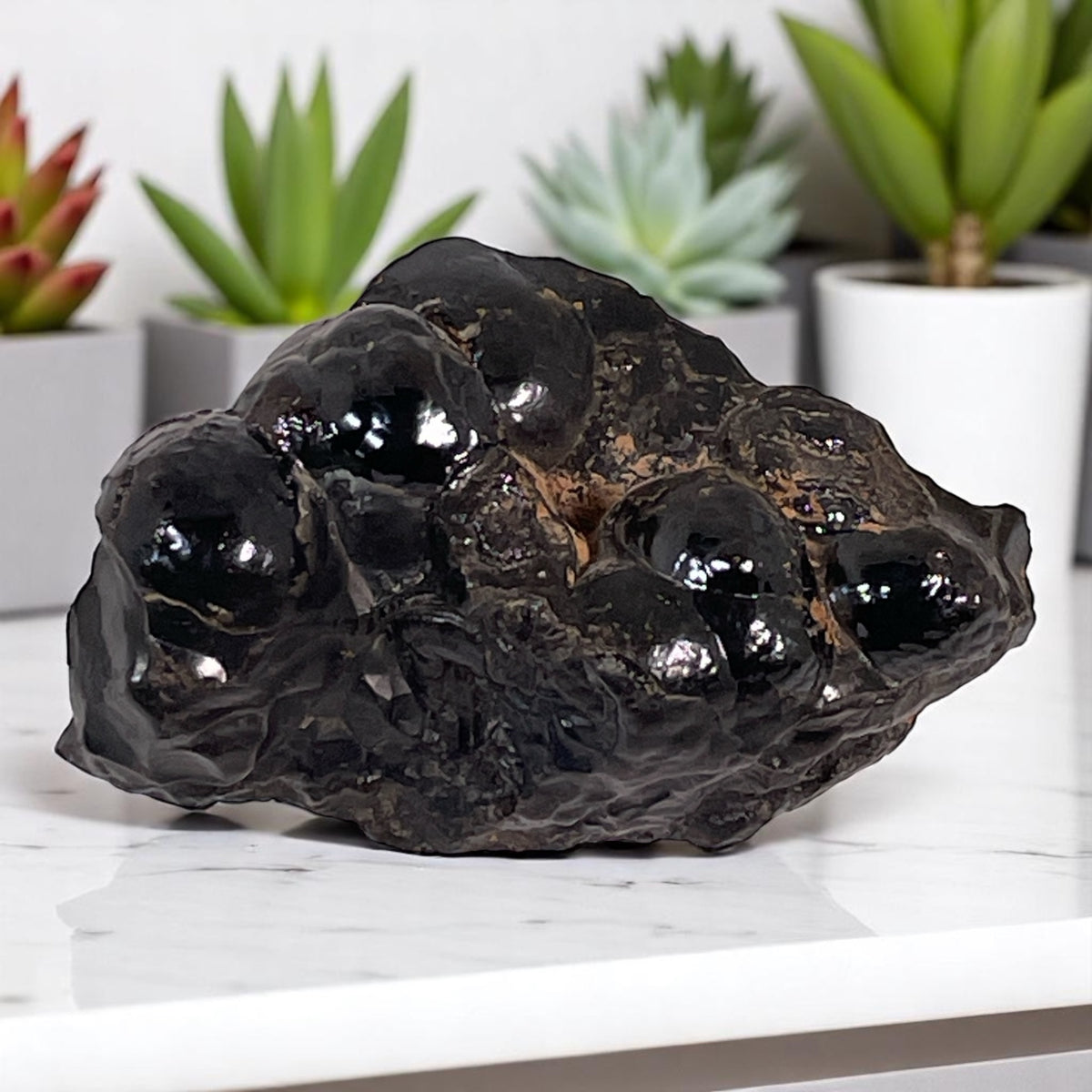 Hematite Crystal Specimen, Botryoidal, Morocco, 266g