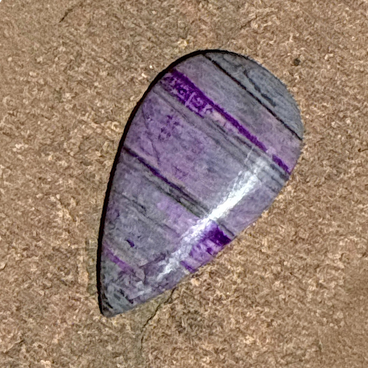Sugilite Cabochon - South Africa, 3.9g