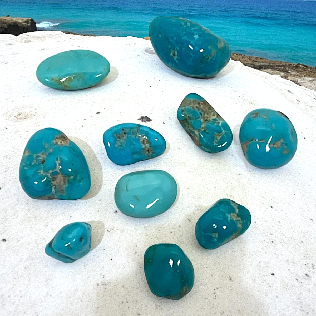 Turquoise Tumbled - Castle Dome, Az, 7.7g