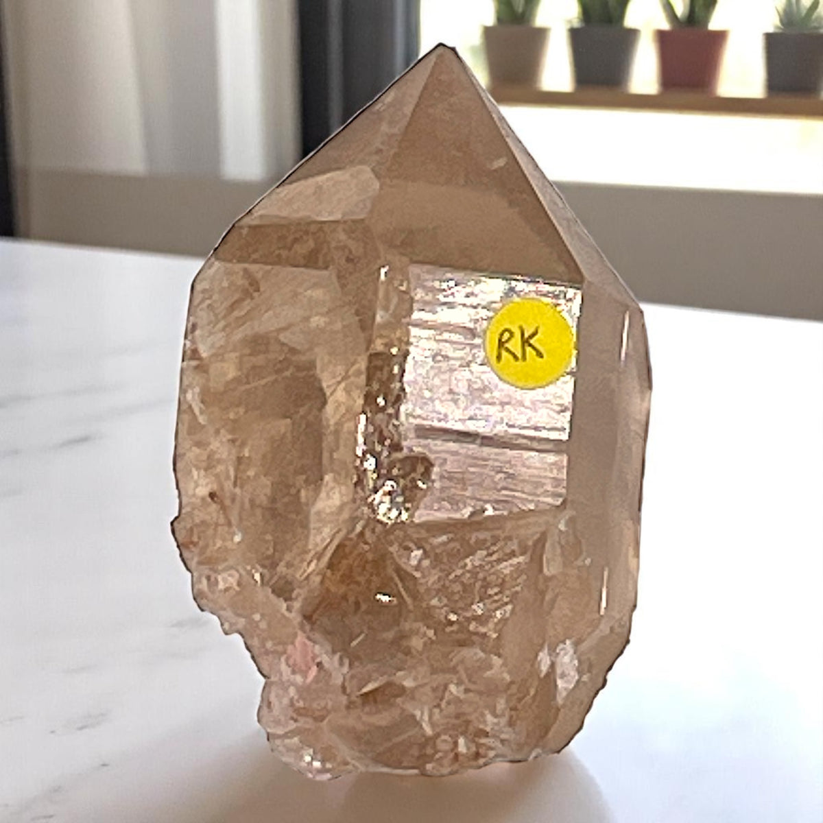 Crystal  - Rutile, Rutilated Quartz, Smoky Quartz  - Brazil, 69.1g
